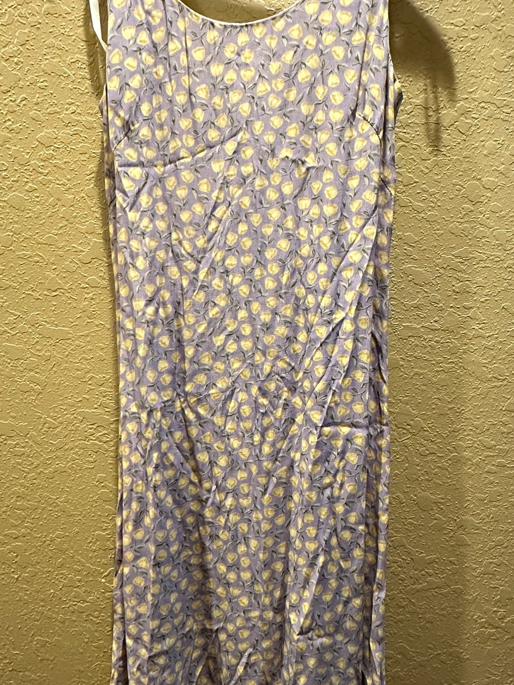 Vintage 1990s Donna Ricco sleeveless maxi slip dress.
